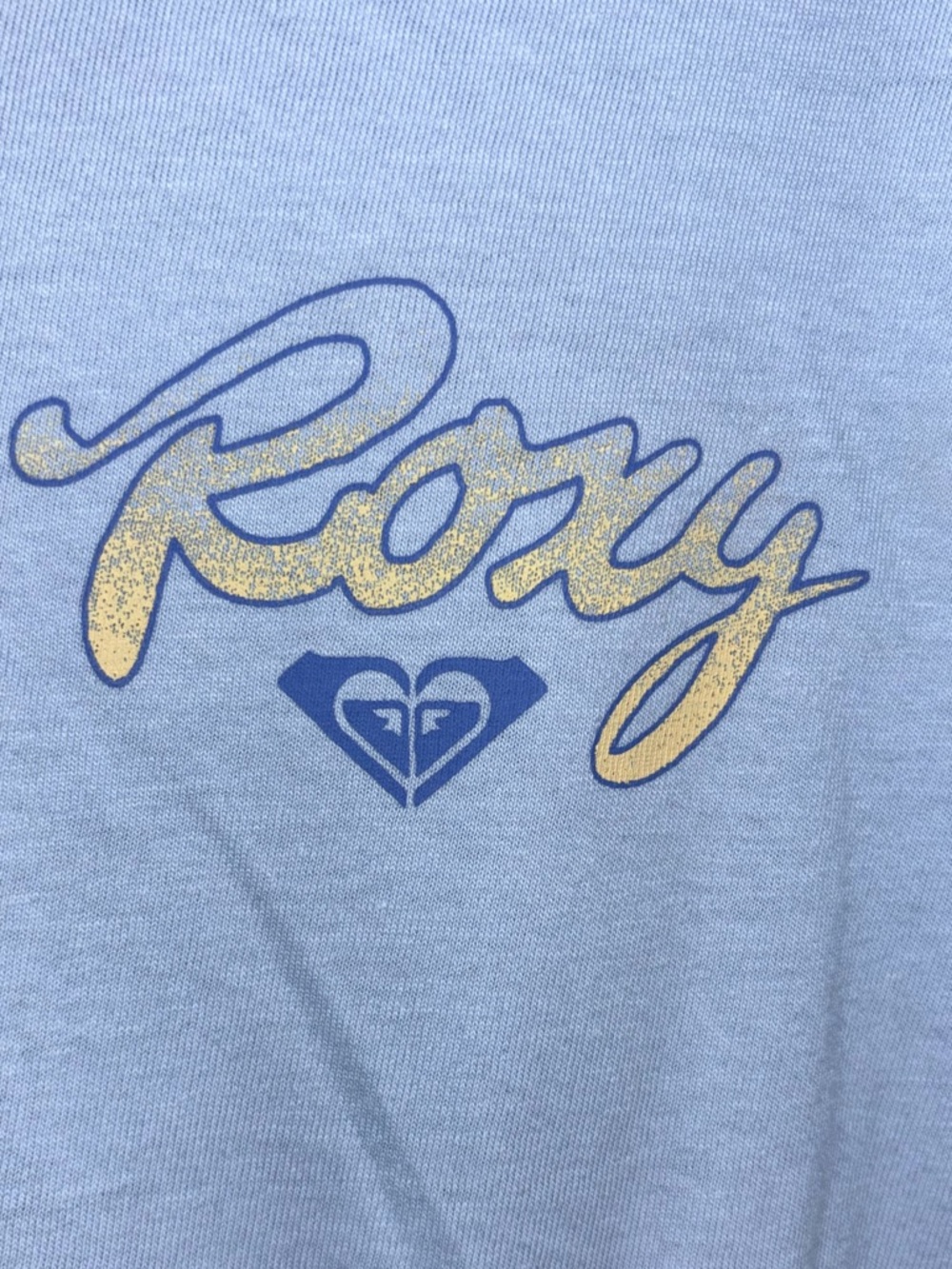 Roxy Girls' Light Blue Logo Tee Girls XL (16) - Picture 2 of 7